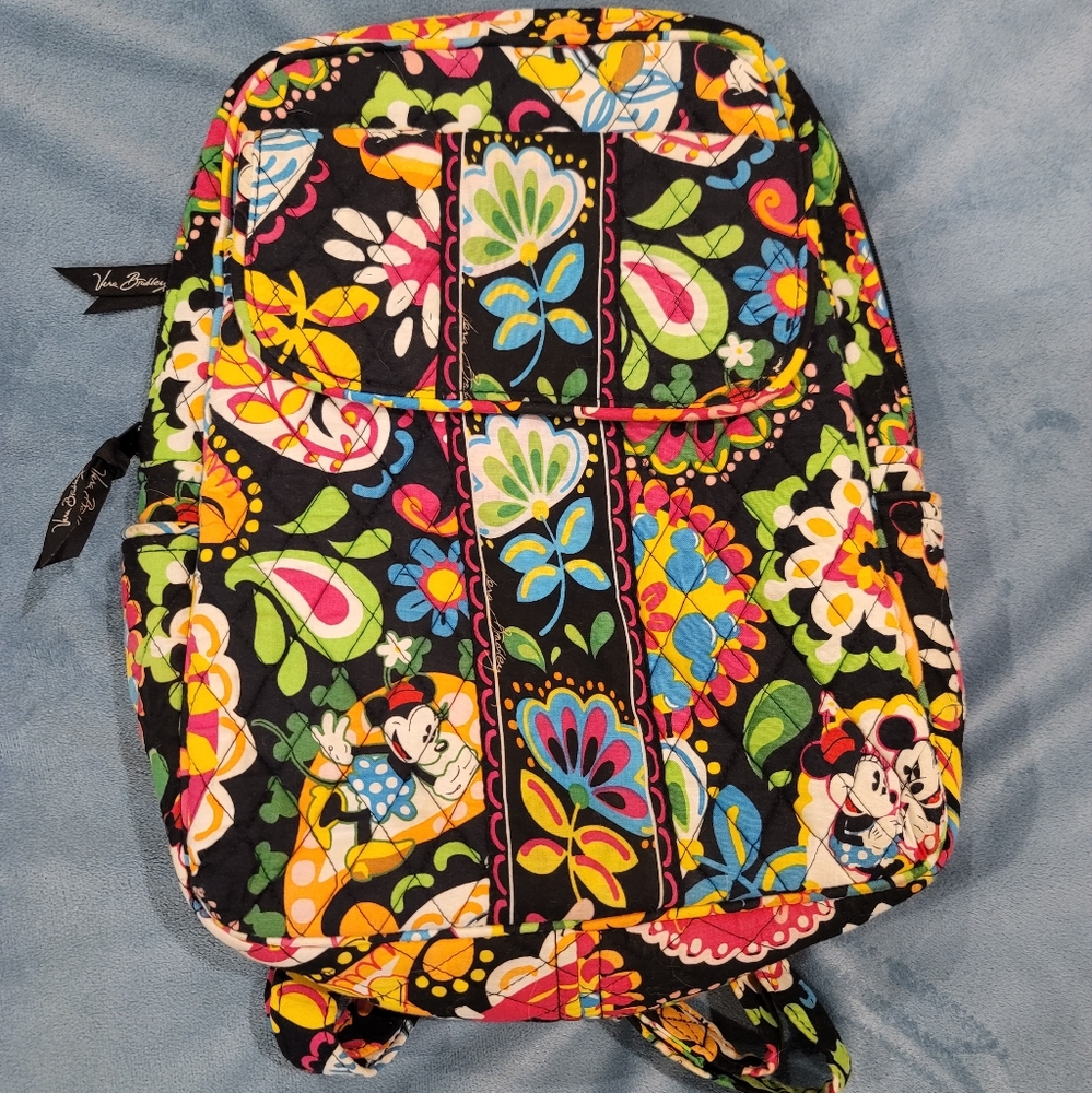 Midnight with mickey vera bradley backpack